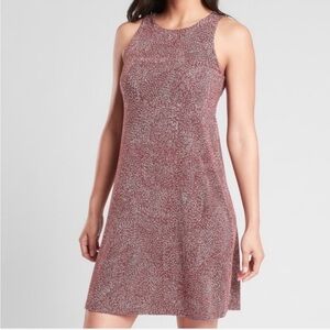 Athleta Dusty Rose Speckled Tank Mini Dress SP